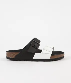 Birkenstock Arizona Split Sandals - Black / White
