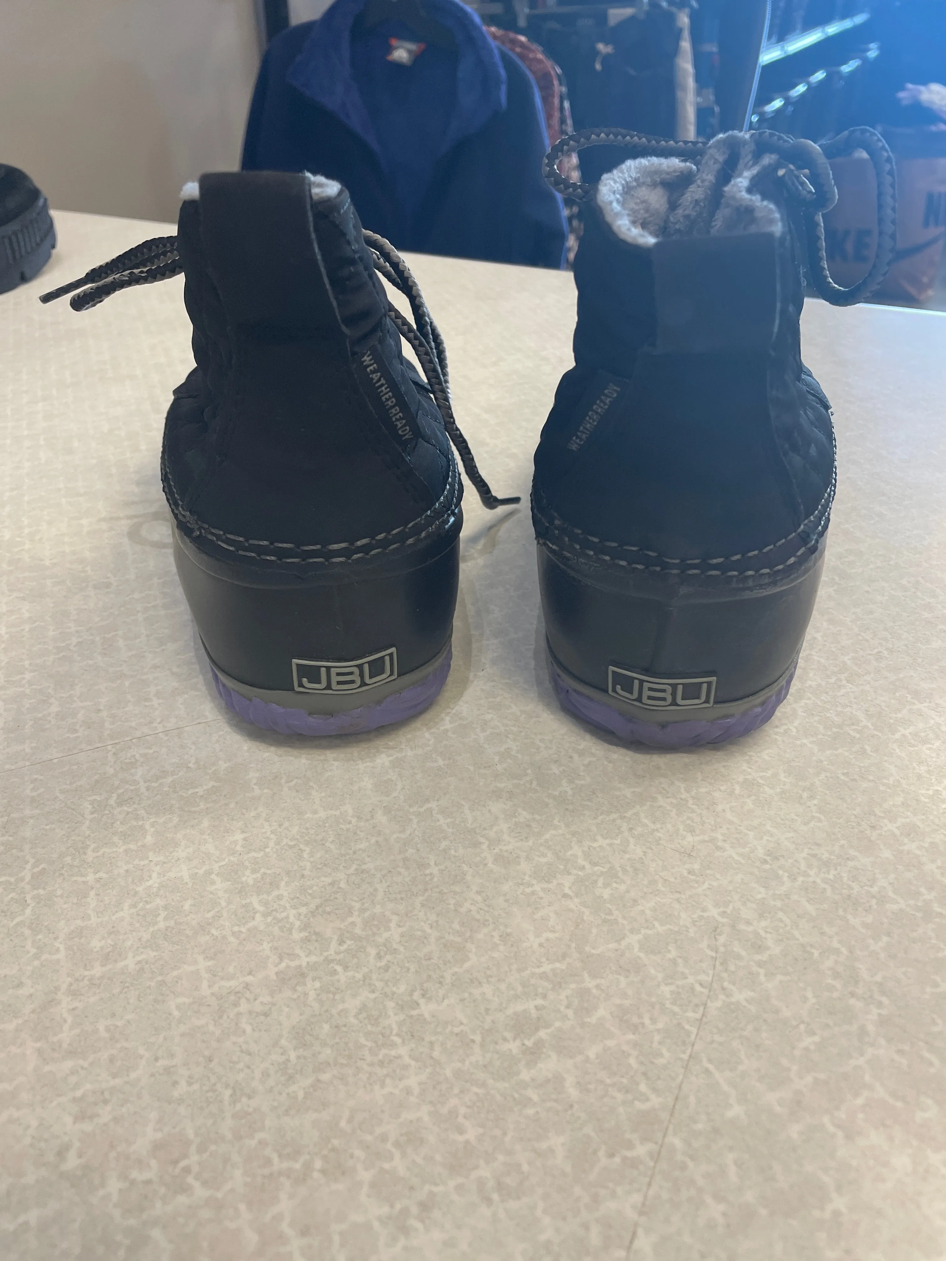 Boots Rain By Jbu By Jambu In Black & Purple, Size: 8.5