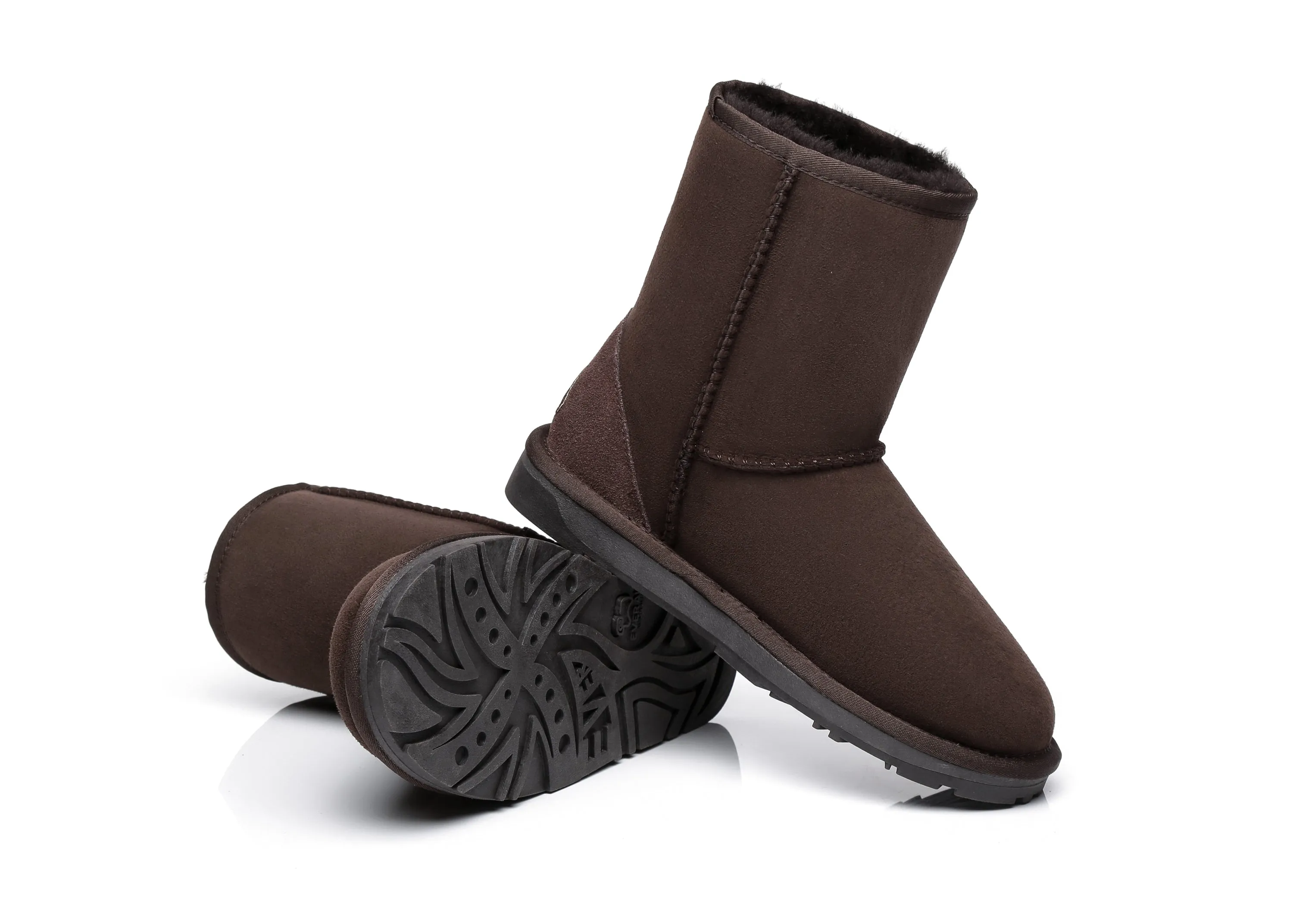 EVERAU® Short Classic Sheepskin Boots
