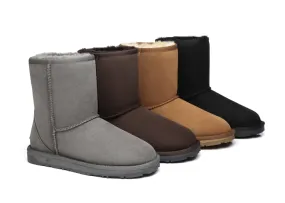 EVERAU® Short Classic Sheepskin Boots