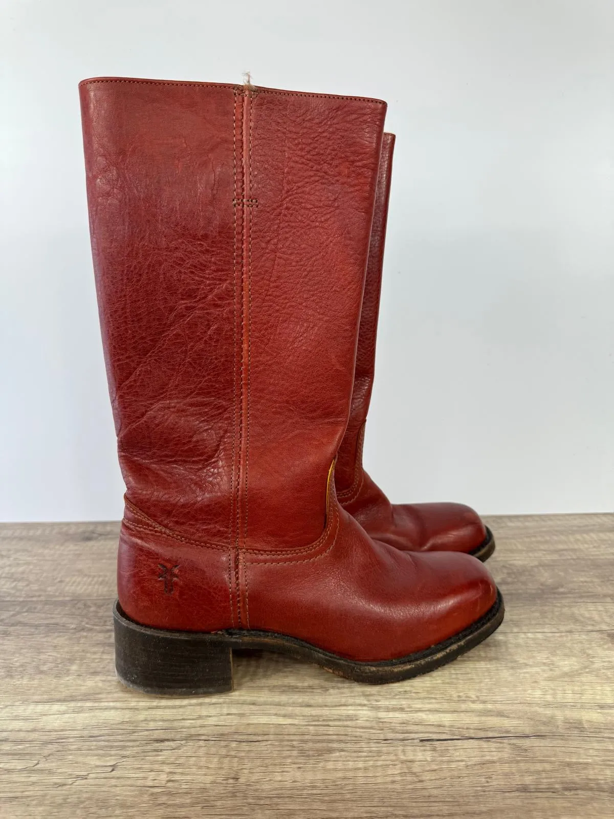 FRYE CAMPUS 14" TALL LEATHER BOOTS