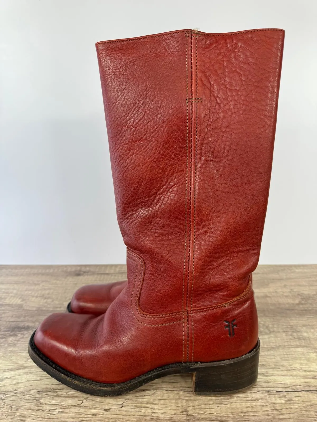 FRYE CAMPUS 14" TALL LEATHER BOOTS