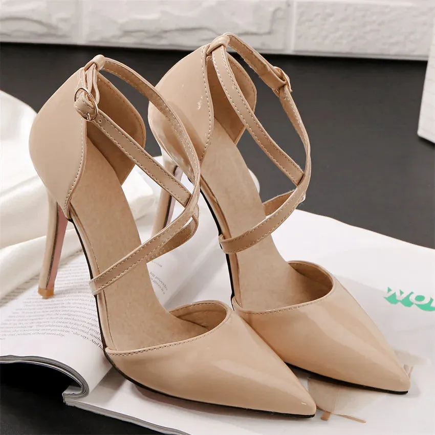 Funki Buys | Shoes | Women's Formal Cross Strap Dress Shoes
