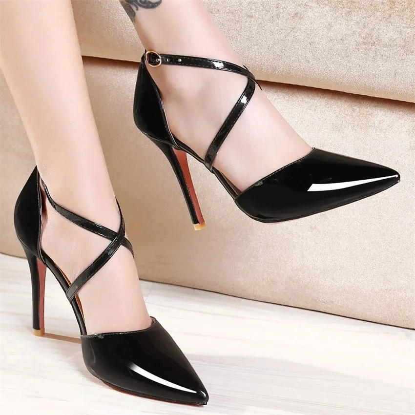 Funki Buys | Shoes | Women's Formal Cross Strap Dress Shoes