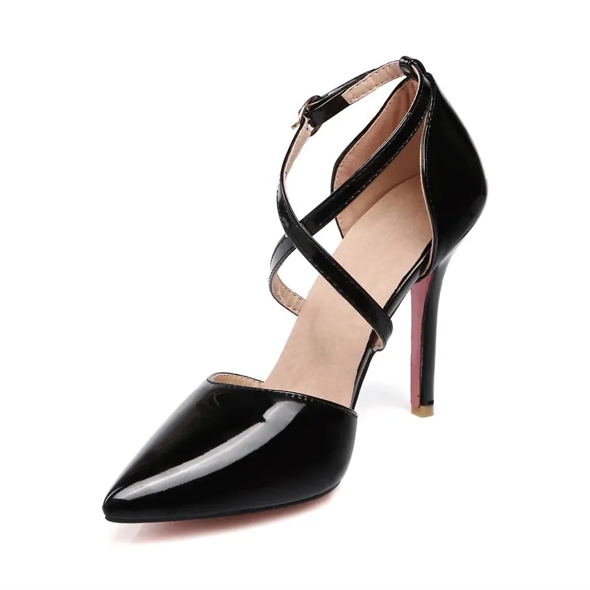 Funki Buys | Shoes | Women's Formal Cross Strap Dress Shoes