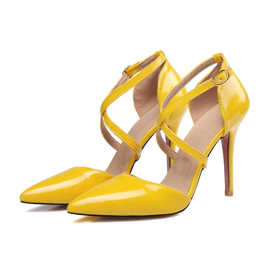Funki Buys | Shoes | Women's Formal Cross Strap Dress Shoes