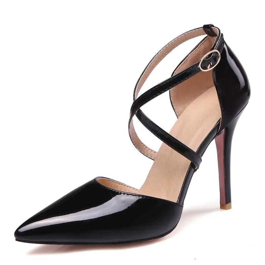 Funki Buys | Shoes | Women's Formal Cross Strap Dress Shoes