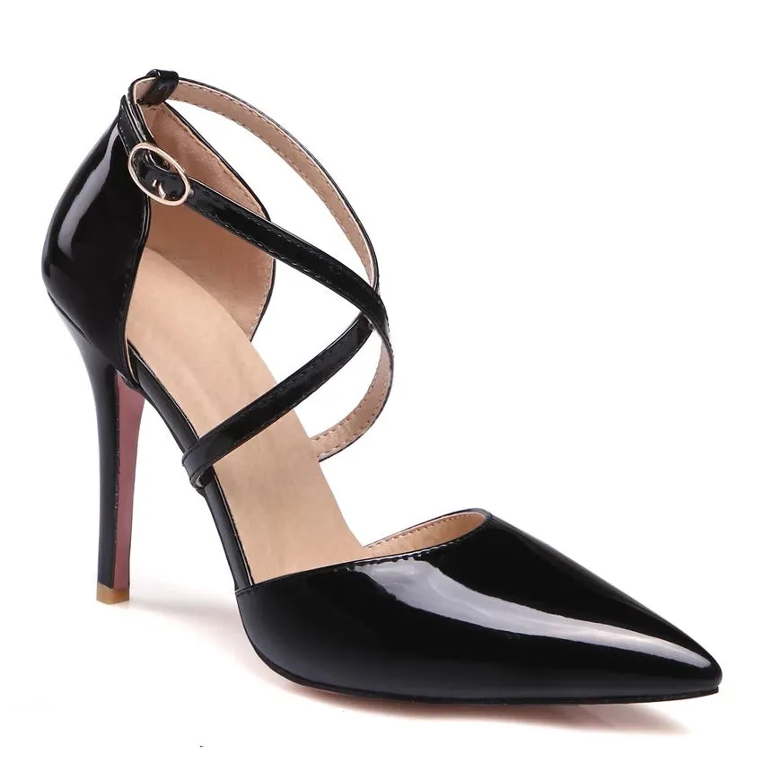 Funki Buys | Shoes | Women's Formal Cross Strap Dress Shoes