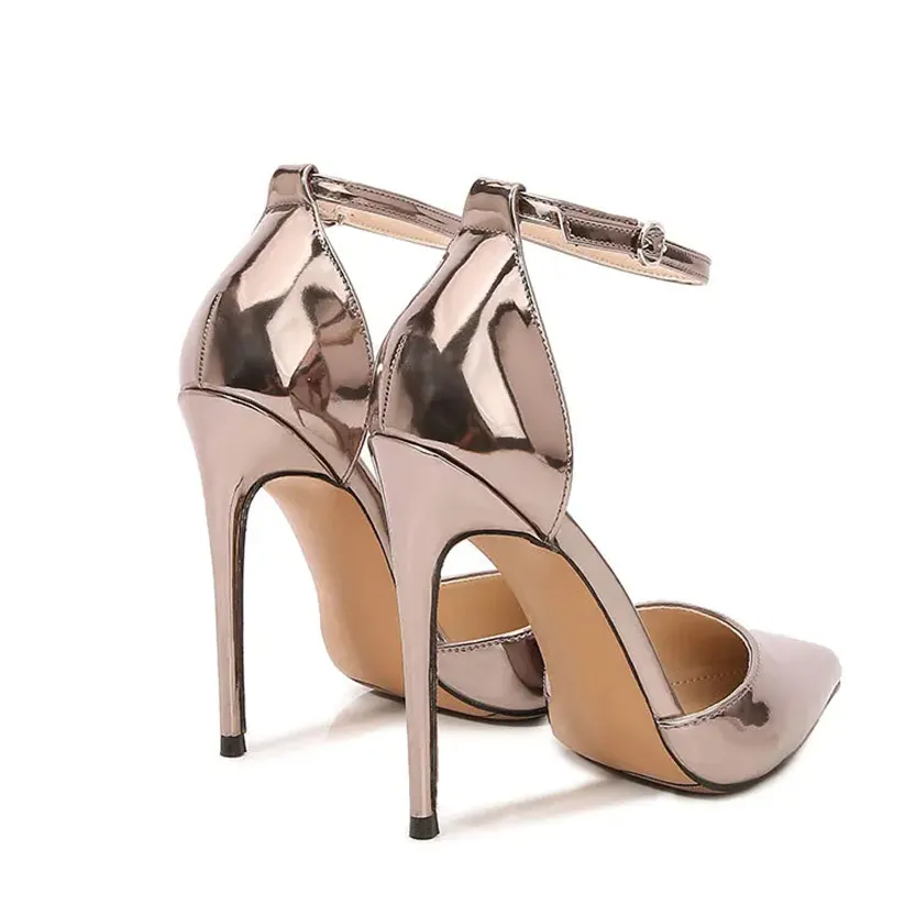 Funki Buys | Shoes | Women's Gold Silver Formal Stiletto Pumps