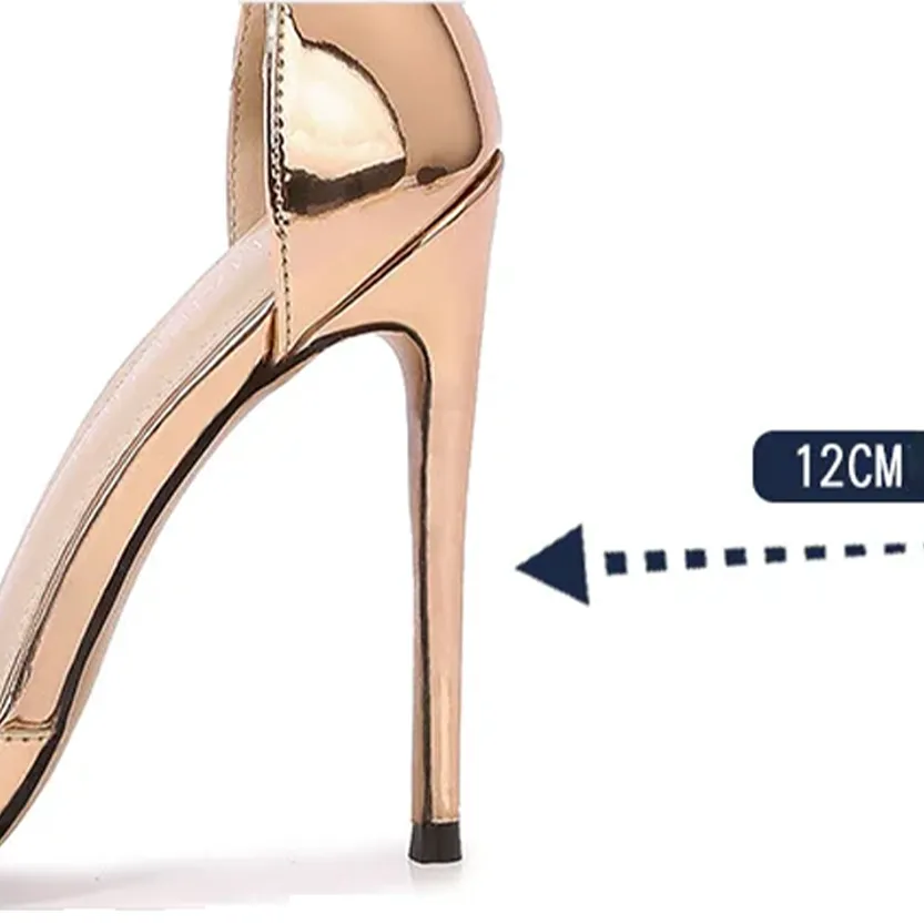 Funki Buys | Shoes | Women's Gold Silver Formal Stiletto Pumps