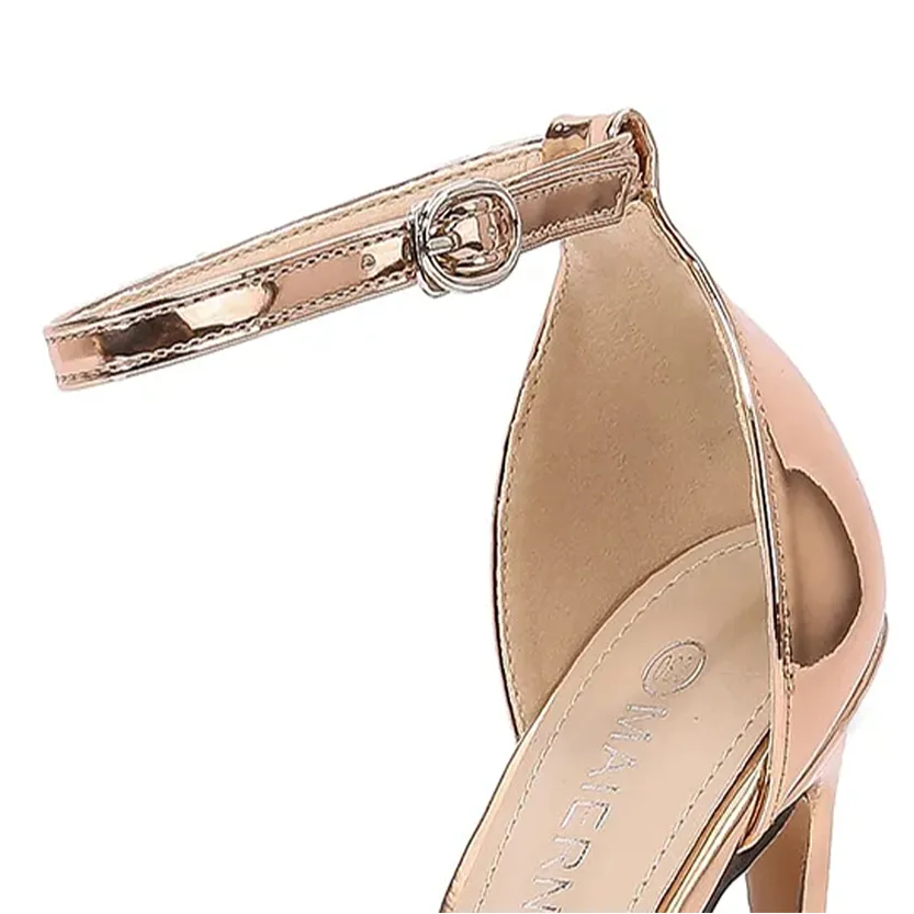 Funki Buys | Shoes | Women's Gold Silver Formal Stiletto Pumps