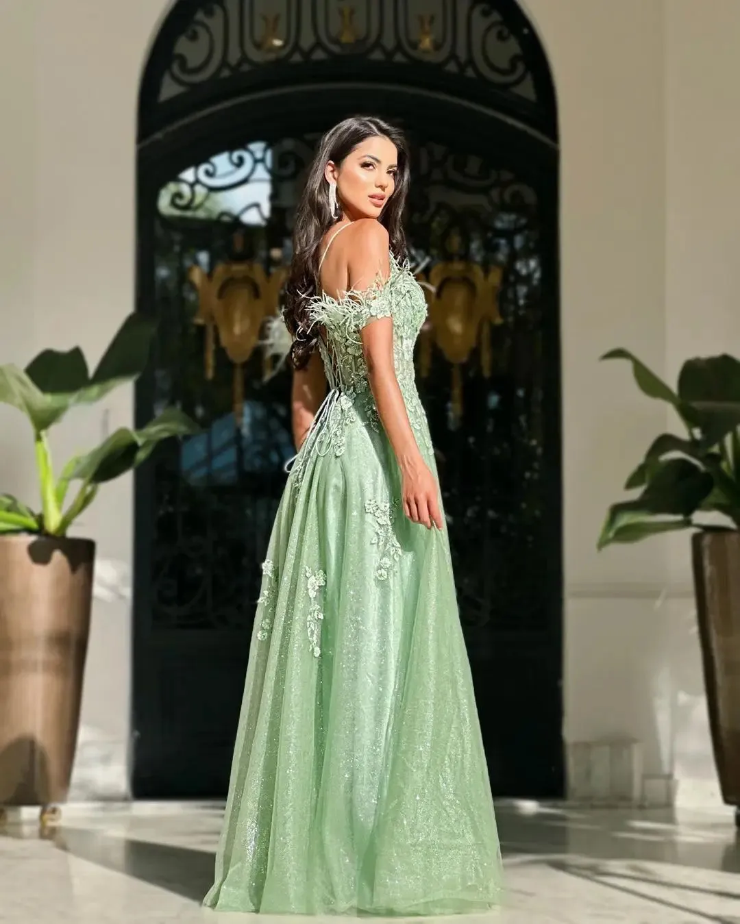 Glamorous Strapless Prom Gown