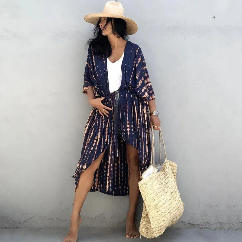 Glamorous Sun Protection Resort Beach Dress Cover Up
