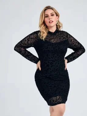 Mesh Chiffon Dress