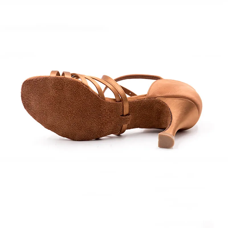 Open Toe Glamorous Latin Shoes 2.2"