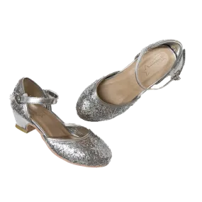 PREMIUM SILVER SPARKLE HEELS - SIZE 11/12