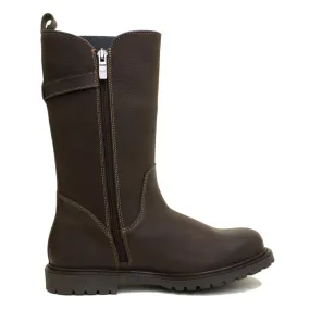 Quebec Brown ZIP UP Waterproof- Mid Calf - Size 43 - Factory Second 279b