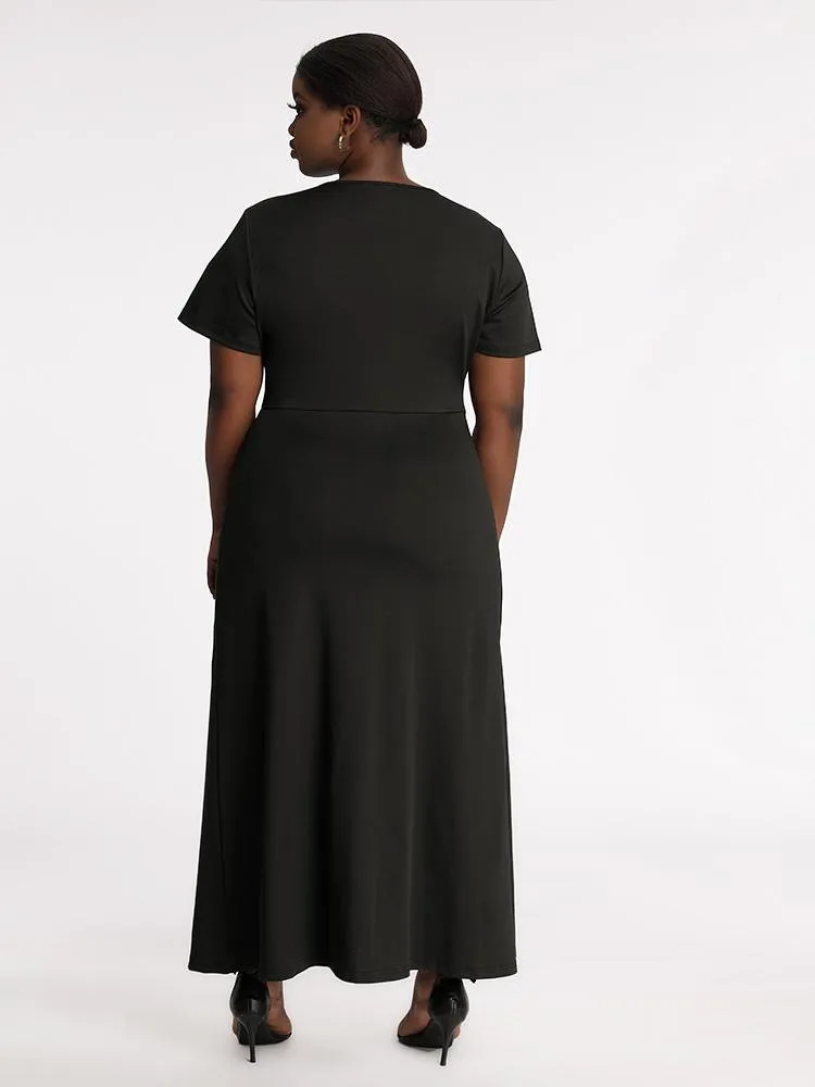 Zipper Slit Dress